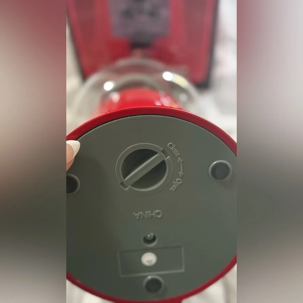 Classic Red Gumball Machine & Bank New !
